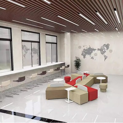 办公室银行大厅培训机构接待休息简约创意公司会客休闲转角沙发