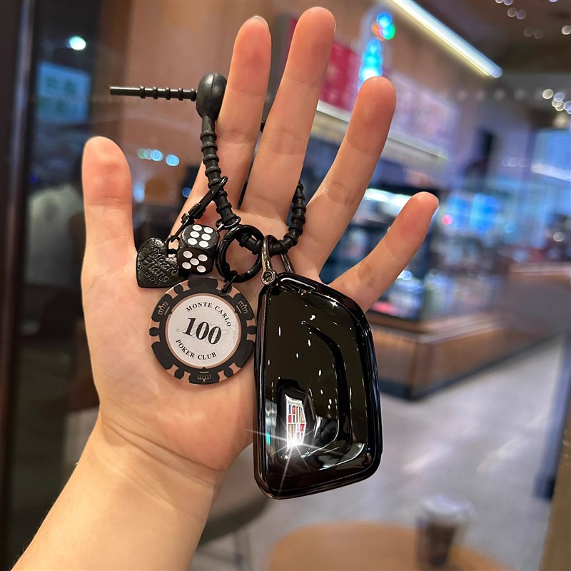 适用凯迪拉克ct5钥匙套xt5壳xt4扣ct6汽车xts专用xt6高级感ct4女