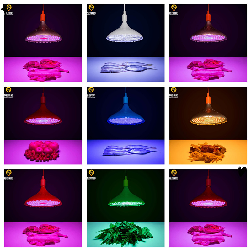 led生鲜灯猪肉卤菜卤肉冷海鲜灯水果吊灯超亮超市蔬菜熟食店专用