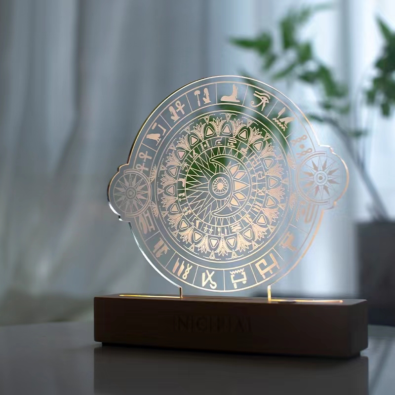 国家大剧院  新款创意亚克力小夜灯卧室睡眠氛围灯插电女生床头灯