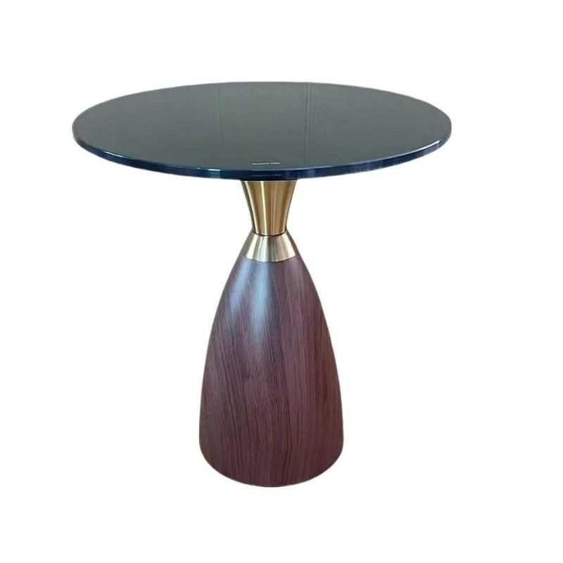 沙发侧边边几阳台休闲茶桌黑色钢化玻璃圆桌小型茶几创意角几,住宅家具,角几/边几,淘宝优惠券,粉丝福利购,淘宝优惠卷