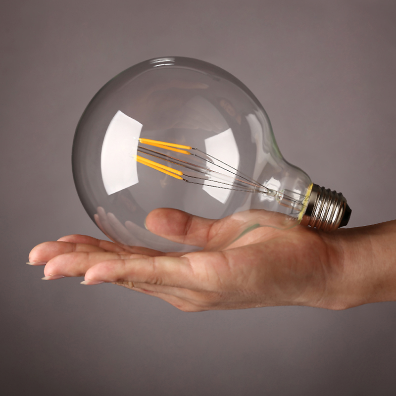 led龙珠灯泡e27螺口超亮节能灯商家用白光黄光复古护眼酒吧餐厅灯