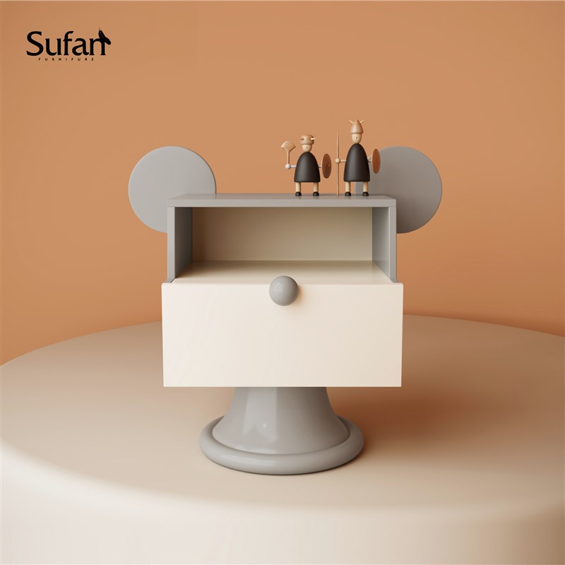 舒梵/米斯卡床头柜/儿童房床边收纳柜男孩女孩卧室可爱潮玩小柜子