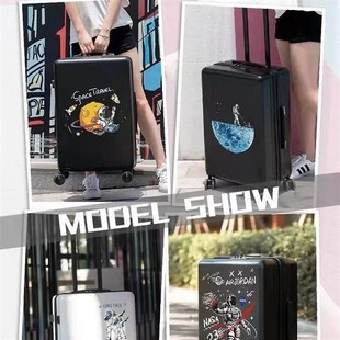 宇航员儿童行李箱男童万向轮旅行箱卡通小学生拉杆箱登机箱男孩