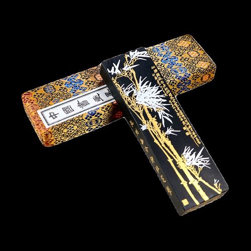 徽墨上海墨厂曹素功墨块墨条书法专用油烟漆烟大山水铁斋翁