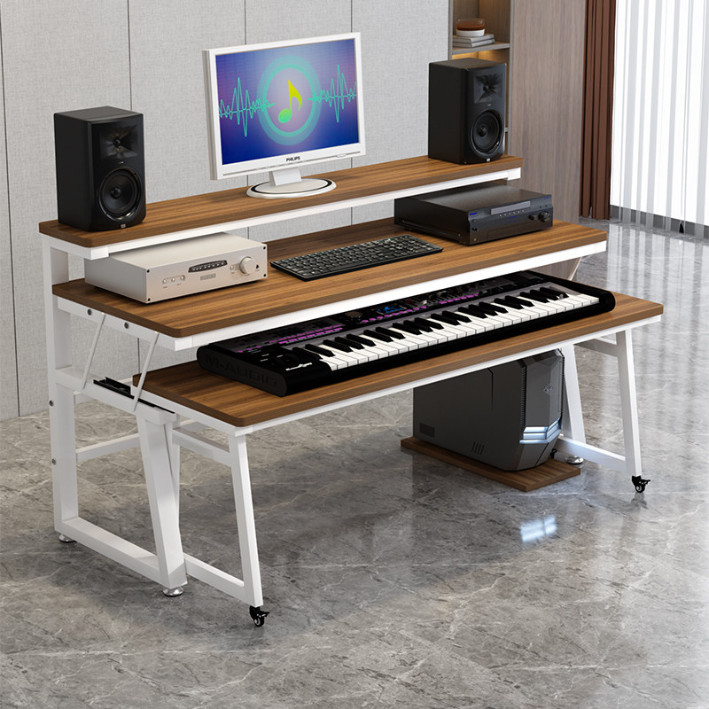 编曲工作台电子琴桌现代电钢琴idi键盘桌编曲录音合成器桌子
