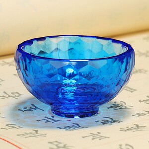 七彩水晶供水碗七宝净水供水杯批量发家居用品七个