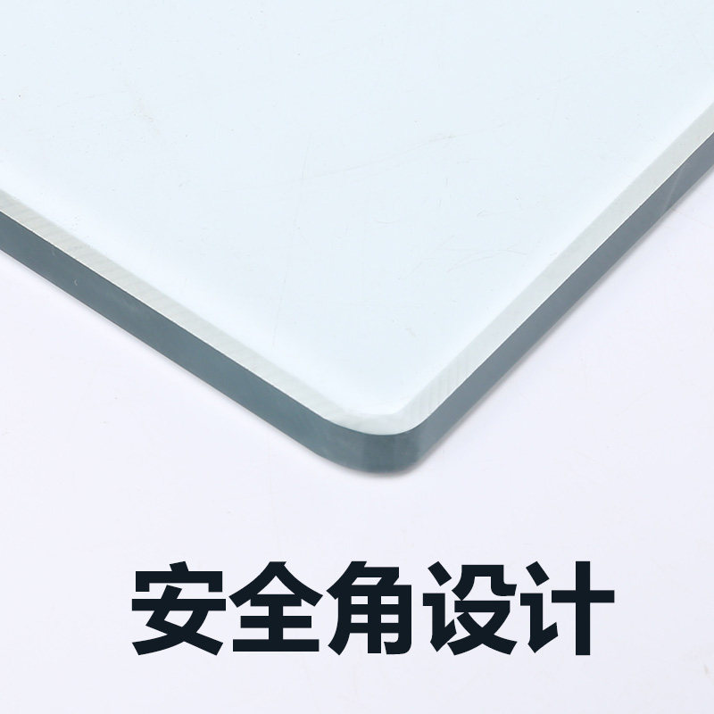 定制饭店长方形钢化玻璃台面正方形桌面餐桌电视柜茶几面家用