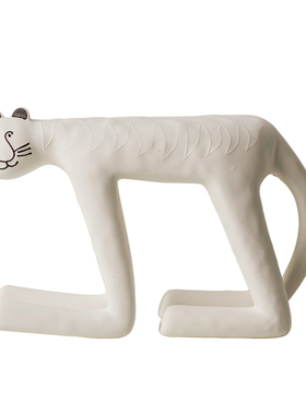 一匚 创意样板间抽象大脚虎陶瓷 售楼部客厅民宿书房装饰品