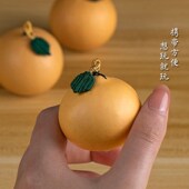 手捻文玩天然葫芦手把件爱鸡蛋小葫芦手工精编树叶创意