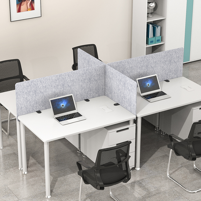 壹巢办公桌面挡板书桌边缘隔断屏风课桌防掉落隔板工位遮阳挡光板