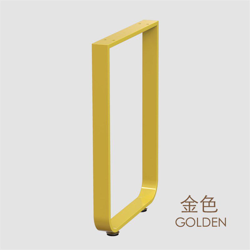 金属桌架单边脚吧台支撑脚烤漆台架铁艺餐桌脚架电脑桌腿定制支架