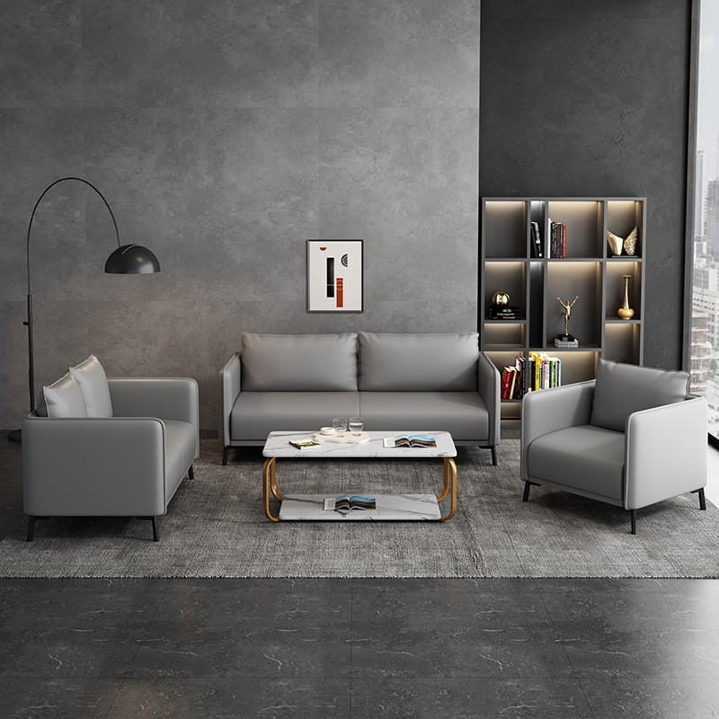 办公沙发商务接待休息区酒店大堂沙发办公室会客洽谈茶几装