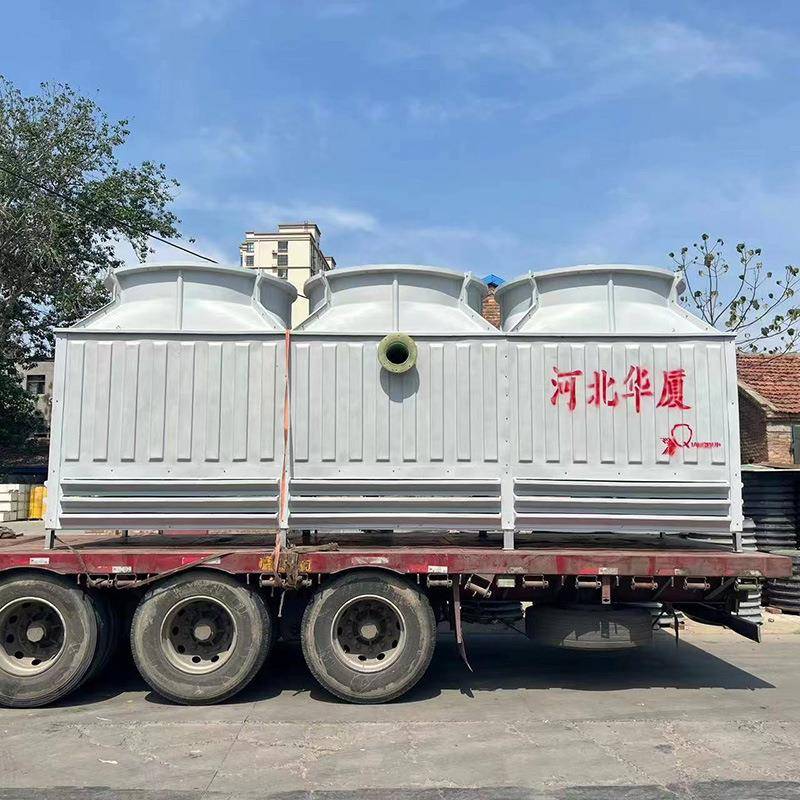玻璃钢冷却塔方形冷却水塔新型无钢结构冷却水塔方形冷却塔