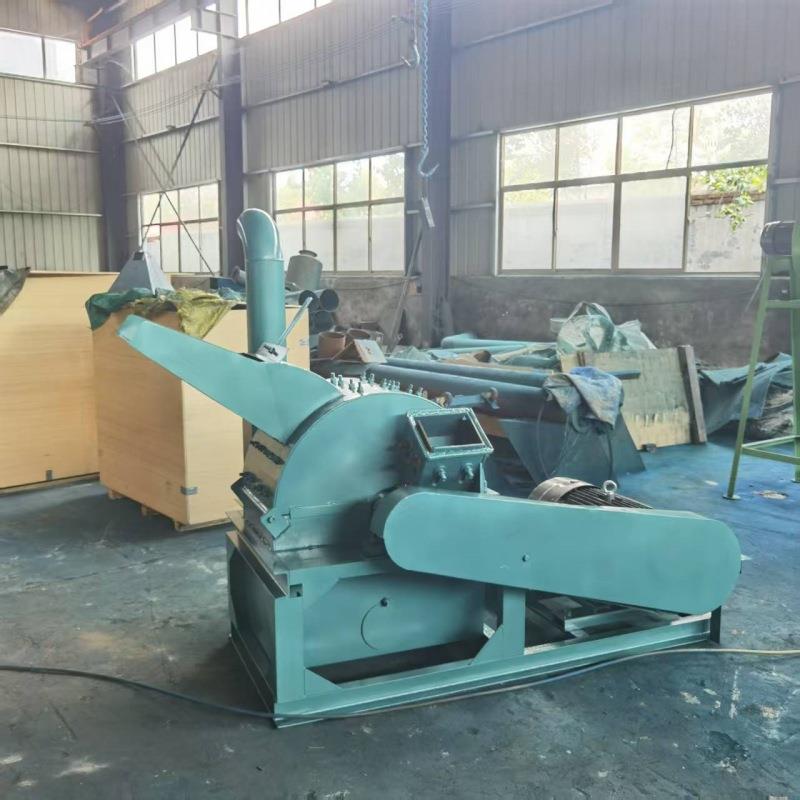 松木柳木树木破碎机竹子木头圆木打片机树枝木片下角料木屑机