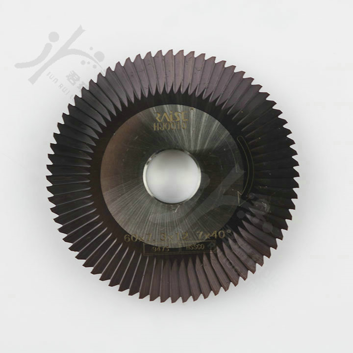 锐正黑金刚圆盘铣刀HJ0010 卧式钥匙机60x7.3x12.7角度面铣刀