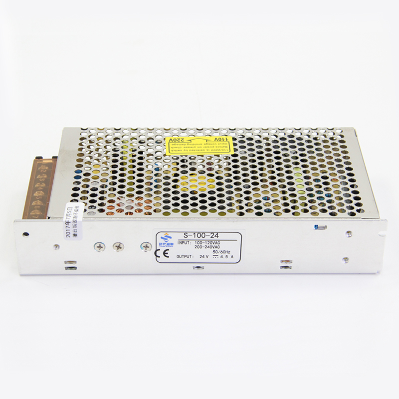 工业电源S-100-24开关电源输出100W24V4A 220V交流转直流