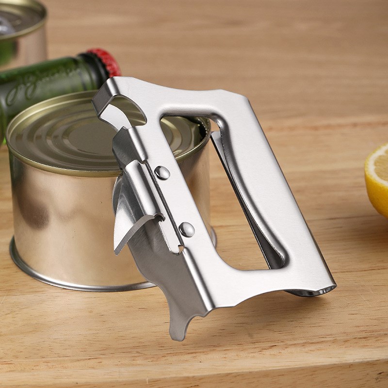罐头开罐器多功能开瓶器不锈钢啤E酒瓶起子家用罐头刀罐头神器