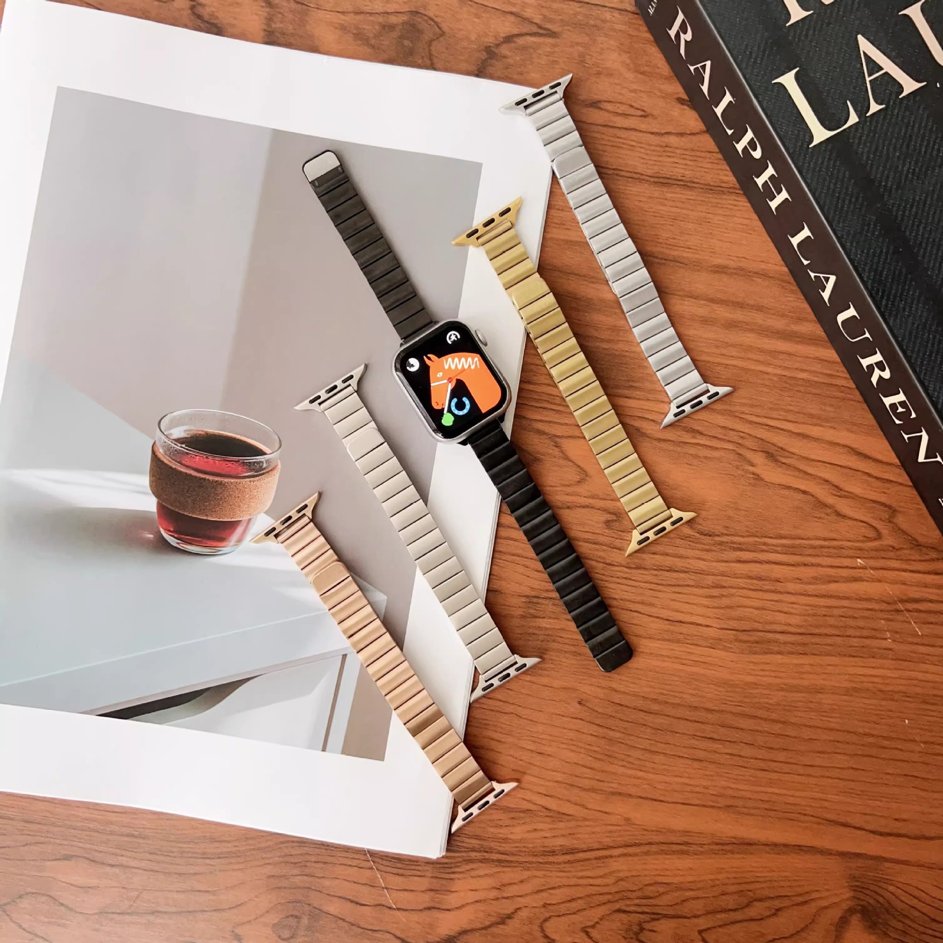 苹果手表小蛮腰金属一株磁吸表带