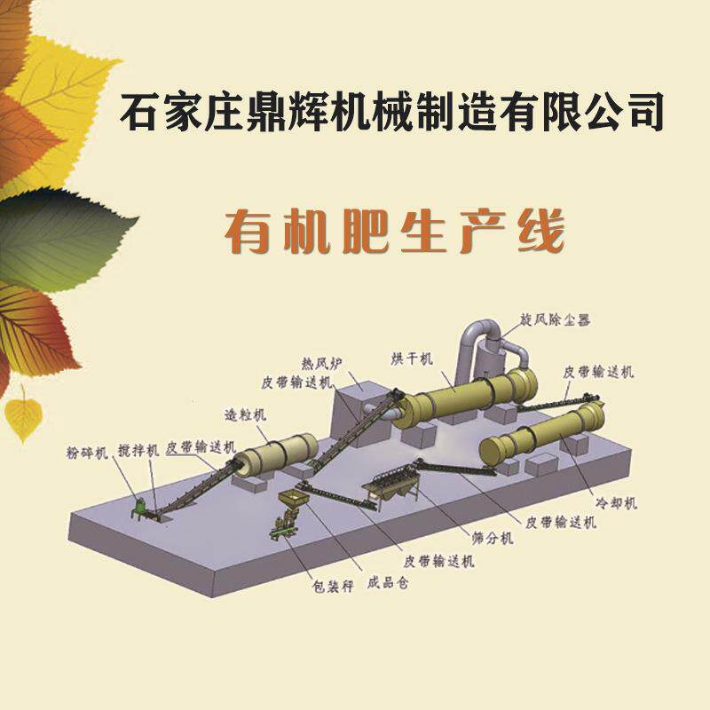 全套有机肥生产线设备猪粪鸡粪牛粪颗粒设备有机复合肥机械