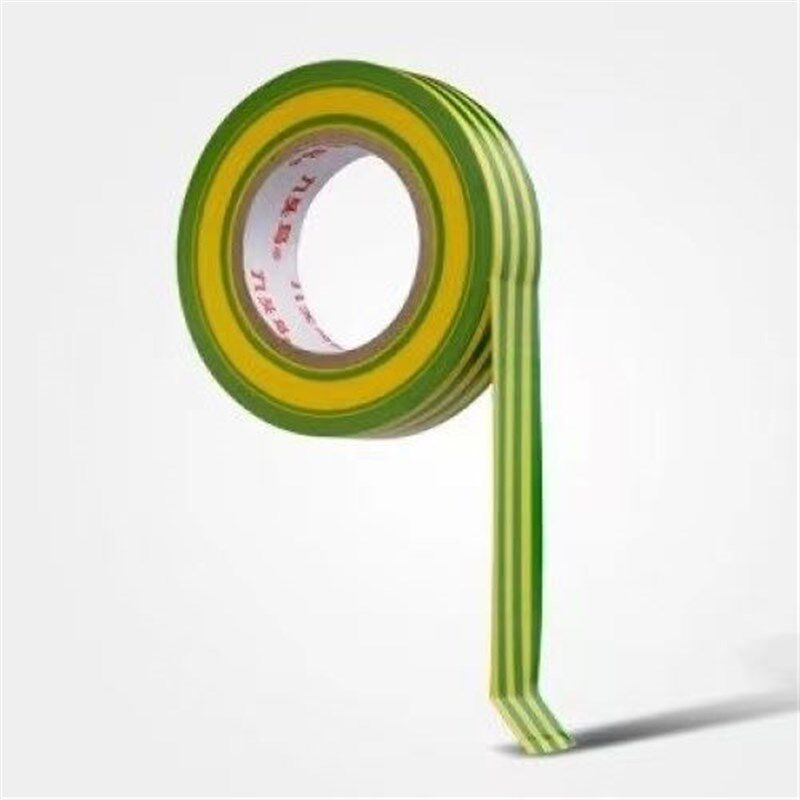 九头鸟黄绿色接地绝缘胶布地线标识胶布PC绝缘防水胶布一整箱
