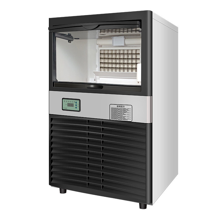 商用制冰机小型全自动冰粒机奶茶店大型火锅店大容量方冰块机
