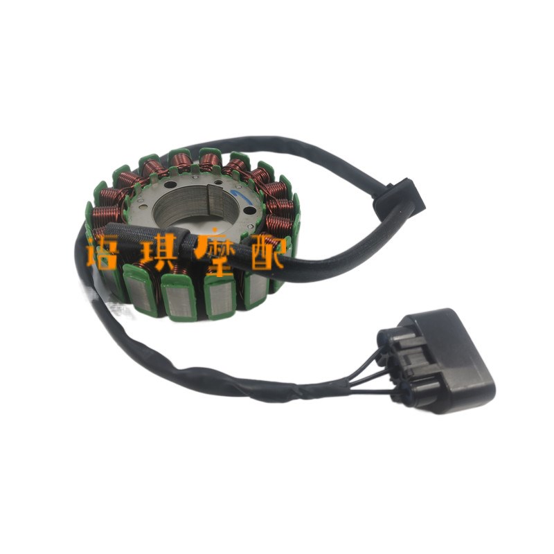 适用于飓风BJ300GS-C 飓风302定子  左盖磁电机线圈