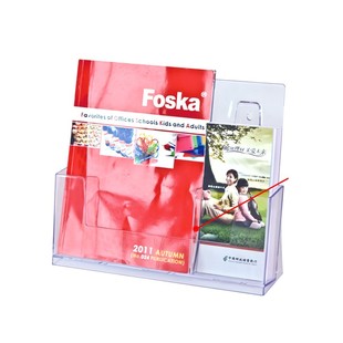 科记桌面宣传册目录展示架三折页资料彩页架挂墙多层杂志报刊架