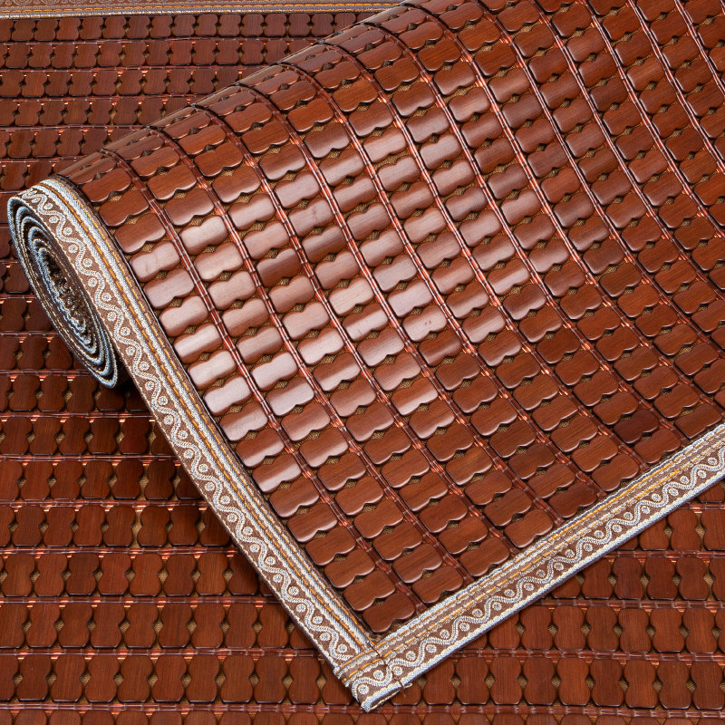 夏天麻将凉席沙发垫夏季布艺竹垫防滑飘竹席子凉垫坐垫