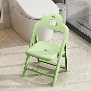 家用折叠凳浴室洗澡凳防滑小板凳折叠儿童靠背椅