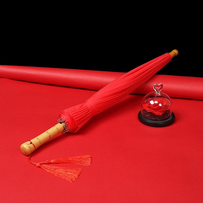 婚庆用红伞结婚新娘伞红色出嫁雨伞古风迎亲接亲伞新娘喜雨伞,家居饰品,工艺伞,淘宝优惠券,粉丝福利购,淘宝优惠卷