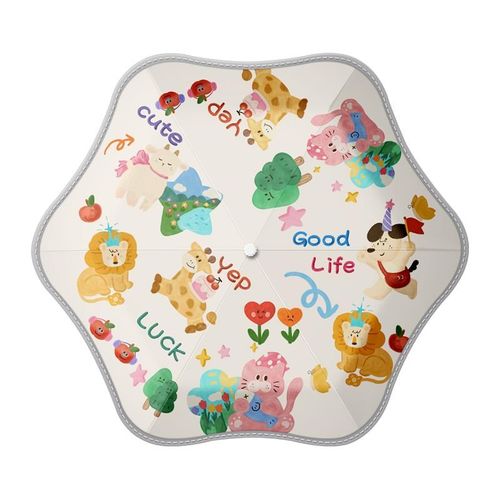 爱儿童雨伞晴雨两用全自动安全防回弹折叠小学生男女孩上学专用