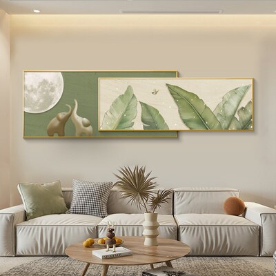 家大业大客厅装饰画奶油风沙发背景墙挂画现代壁画卧室叠加画