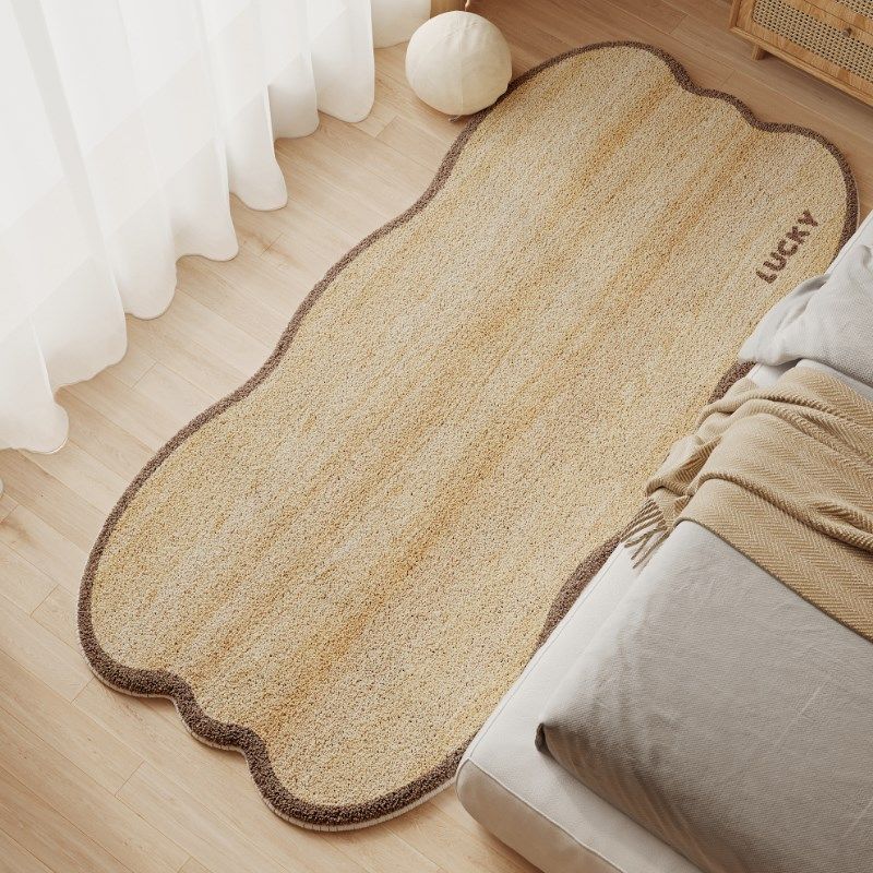 卧室地毯卧床边毯长条地毯新款免洗擦加厚毛绒家用床边毯,居家布艺,床边毯,淘宝优惠券,粉丝福利购,淘宝优惠卷