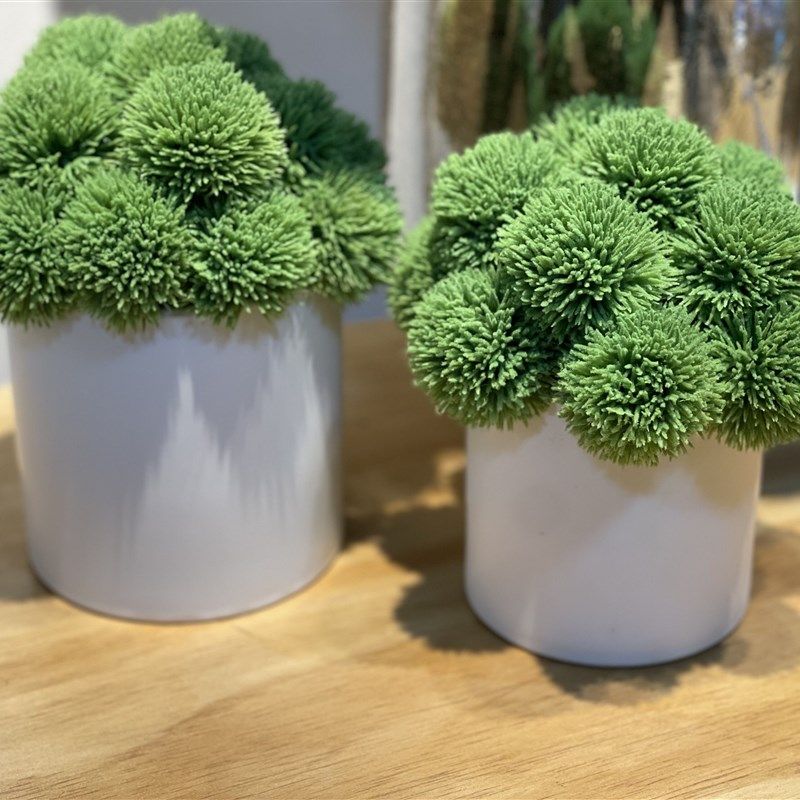 现代毛球仿真 售楼处茶几别墅小桌家居客厅软装装饰,家居饰品,仿真花/假花,淘宝优惠券,粉丝福利购,淘宝优惠卷