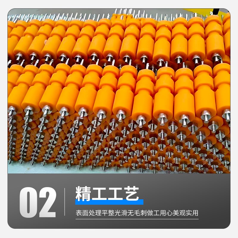 硅胶辊聚氨e酯橡胶辊镀铬辊不锈钢辊耐高温无动力滚筒包胶辊轮