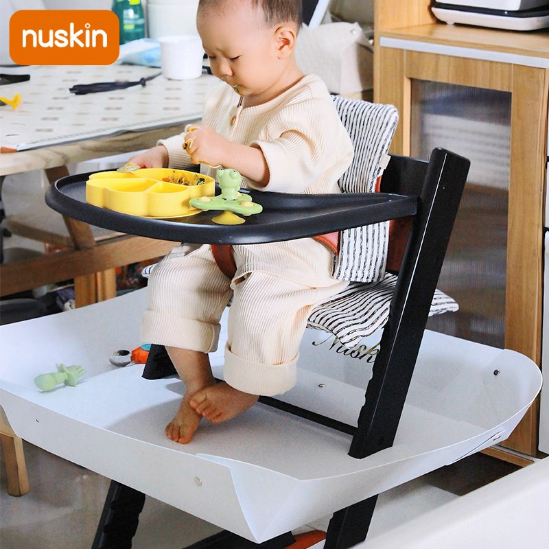 nuskin成长椅兜食器儿童餐椅自主进食收集器婴儿添加辅食接食物