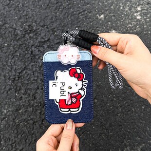 采购产品刺绣卡持有人,文件持有人,巴士卡持有人,织物存储集,吊带