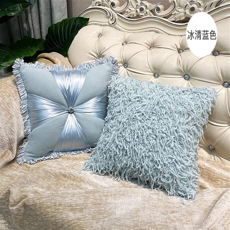 欧式沙发抱枕客厅新品靠枕含芯奢华大号抱枕套绒布百搭靠垫