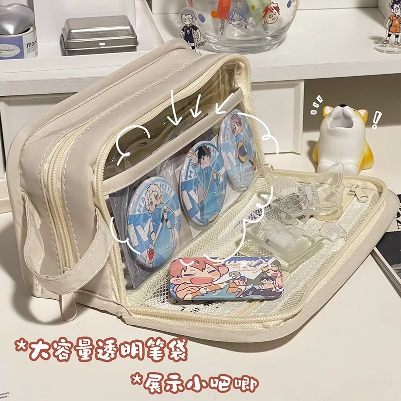 痛包笔袋大容量耐脏初中小学生笔袋小众不撞款文具铅笔盒2025新款