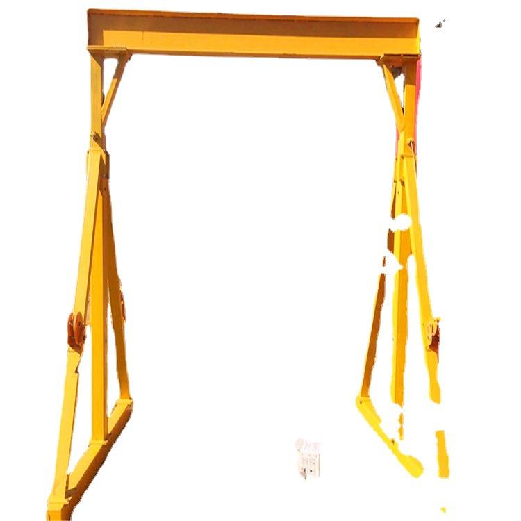 小型起重龙门架厂家供应移动1吨手动龙门架轻型电动龙门吊可供应