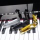 钢琴盖板缓降升降器阻尼器保护手指防压手防夹手器内置外置