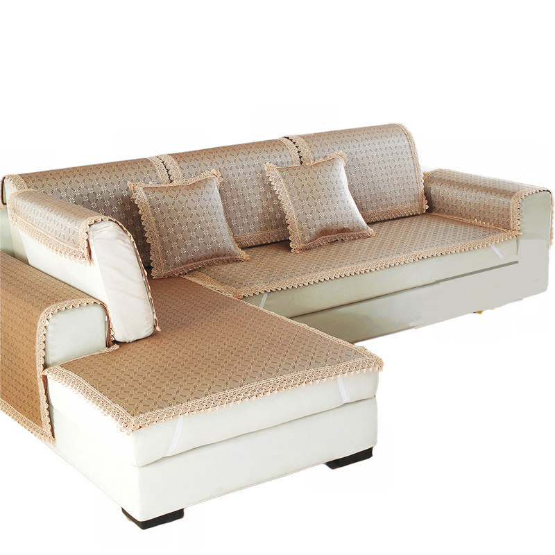 凉席沙发垫夏季凉垫夏天款冰丝藤席坐垫子皮防滑客厅罩四季通用