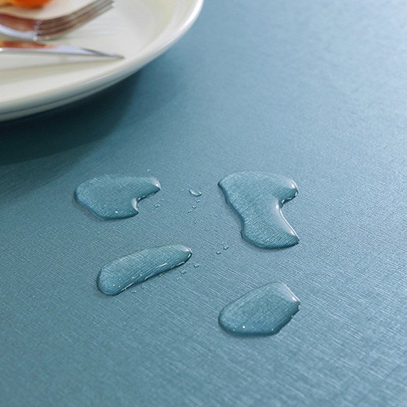 圆形防水桌布免洗防油防烫圆餐桌带转盘桌垫大圆桌布加厚台布