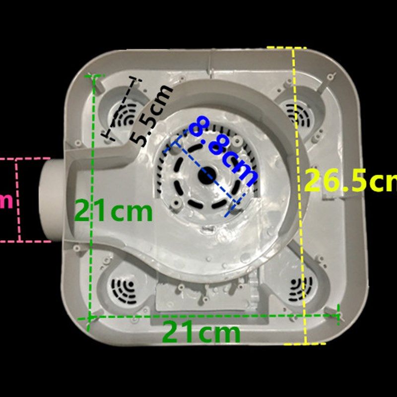 灯暖浴霸灯泡  阻燃 塑料底壳底座 后座 后盖壳 接线塑料盒