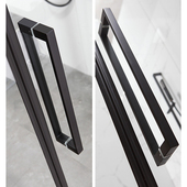 房一字型浴室玻璃门门全五金