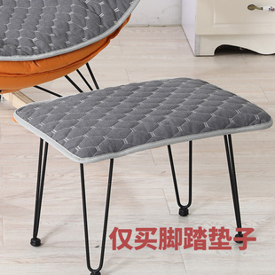 四季通用摇摇椅龙虾椅脚踏垫秋冬季钢琴坐垫懒加厚躺椅垫