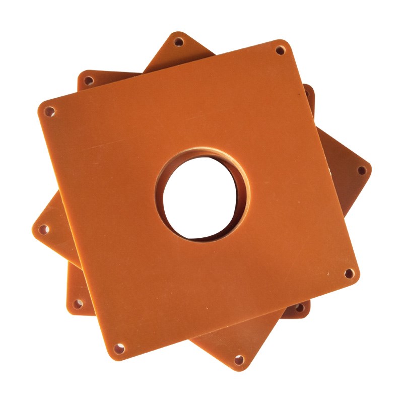 电木板加工雕刻绝缘板零切橘红色黑色胶木板隔热电工板耐高温定制