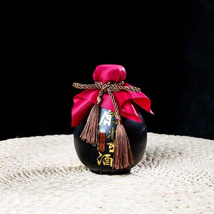 小酒瓶空瓶白酒一斤装原浆酒密封高档陶瓷瓶手抓酒瓶全套包装包邮