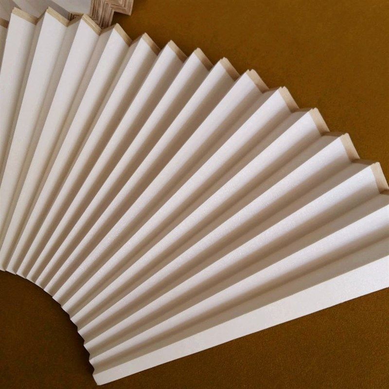 苏工扇面超薄空白宣纸面熟宣文玩折扇芯可书可画易上墨云母超值